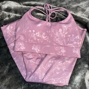 Zyia Light Lilac Leggings and sports bra set